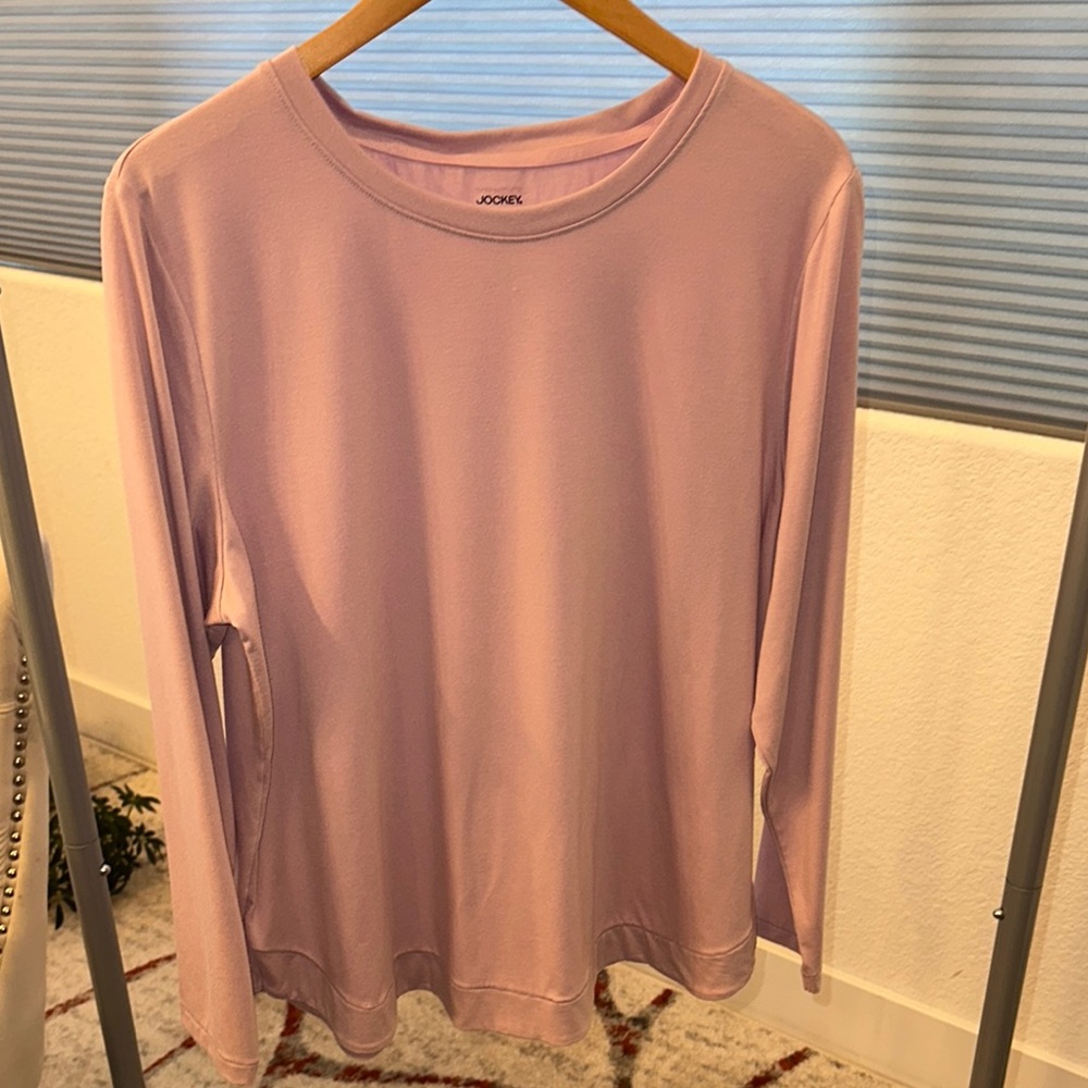 Jockey Women's Lavender Long Sleeve Top